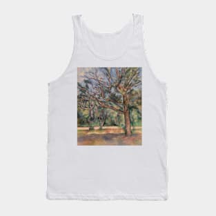 Trees and Road by Paul Cezanne Tank Top